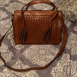 Noonday Monterey leather bag made in India